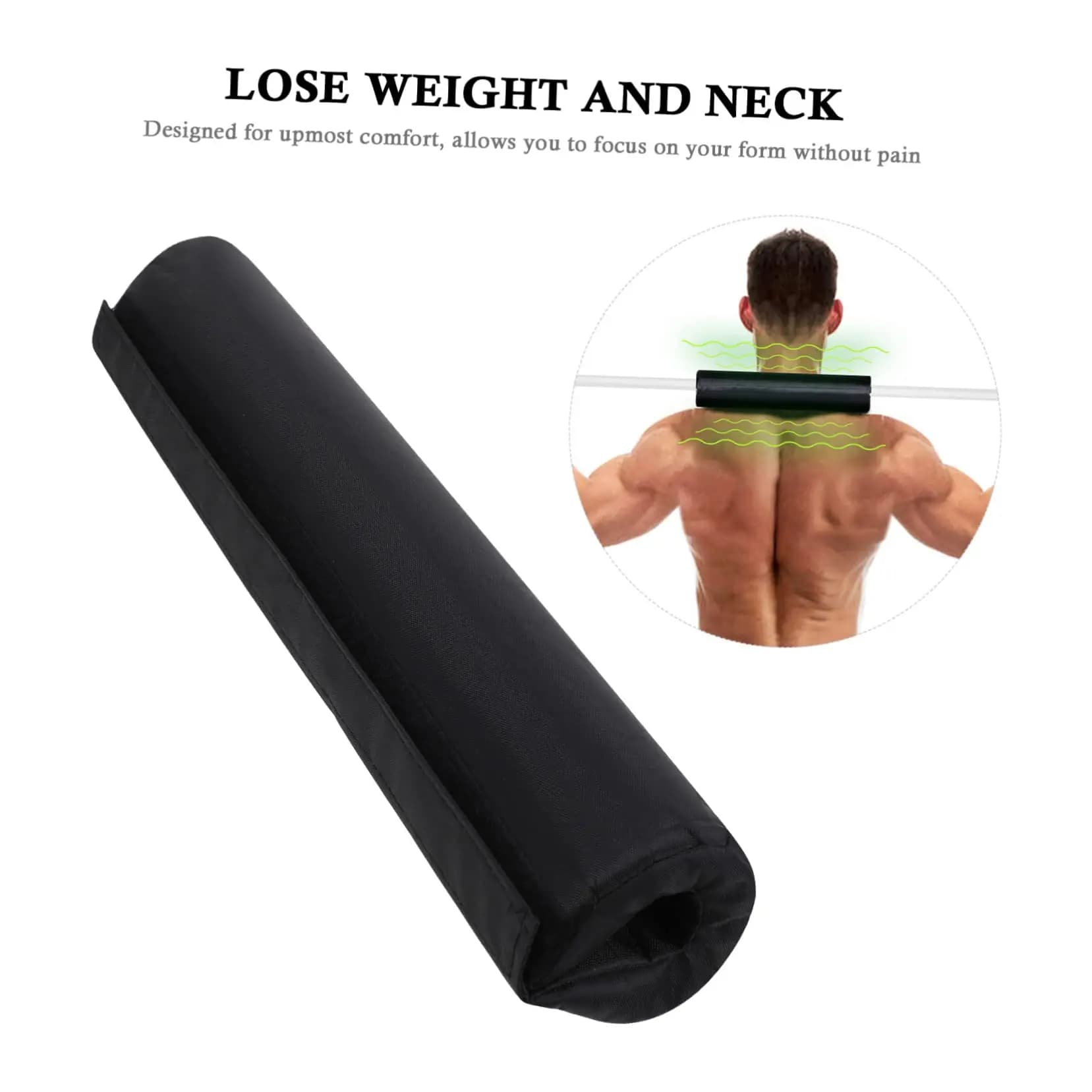 Cuscinetto per bilanciere fitness Squat Sollevamento pesi Schiuma Collo Protezione per spalle Attrezzatura da palestra Cuscinetti per spinta dell'anca per la protezione della copertura sportiva