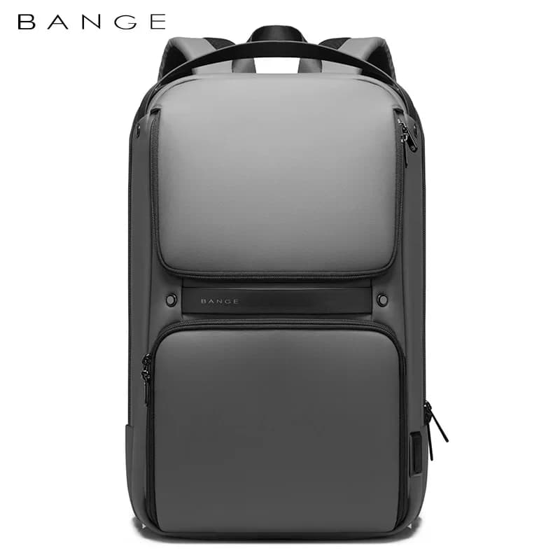 Bange uomo Zaini da uomo spaziali multifunzione Borsa da viaggio per adolescenti a lungo raggio con interfaccia USB Borsa per laptop 15.6 Impermeabile