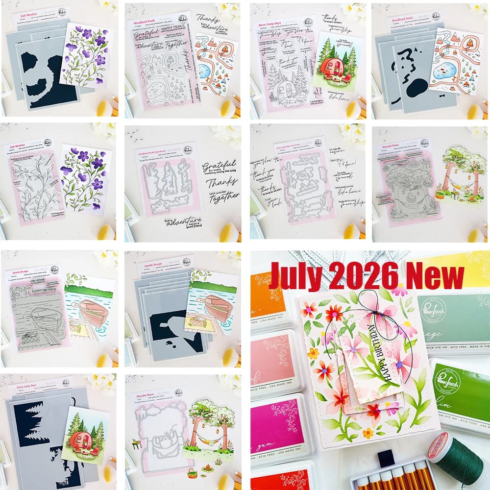 Block Party Metal Cutting Dies Clear Stamps Stencil Greeting Card Handmade Birthday DIY Embossing Scrapbooking 2026 New