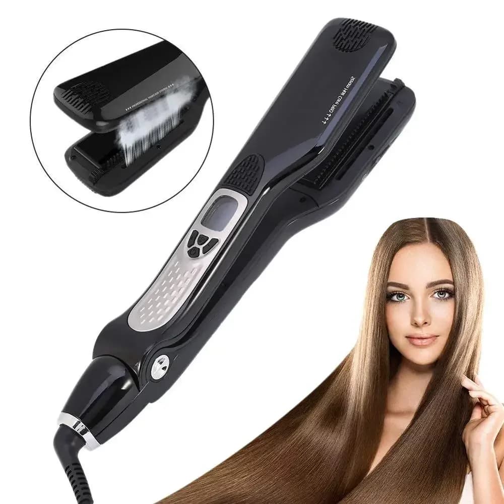 Titanium Plate Steam Iron, Iron, Professional Hair Plate with Private Label