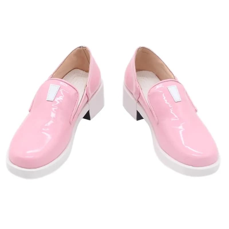 Gioco Miku Rosa Scarpe cosplay su misura Stivali Puntelli di carnevale di Halloween