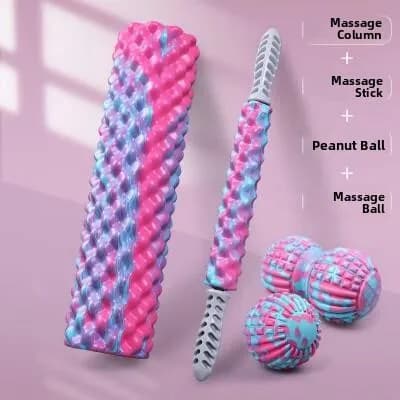 Foam Roller for Indoor Yoga, Muscular Relaxation, Leg Ringing, Universal Cylinder Fascial Massage for Collo and Gambe