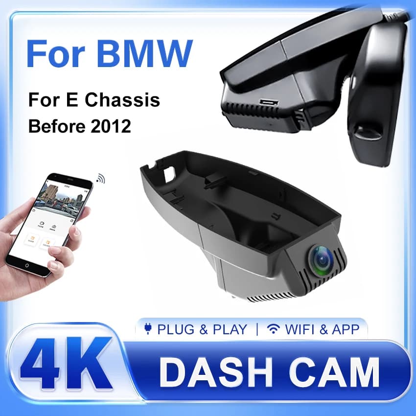 New 4K Car DVR Wifi DVR Video Dash cam For BMW 1 3 5 X1 X3 X5 X6 M Series E60 E61 E65 E66 E70 E72 E83 E84 E88 E92 E93