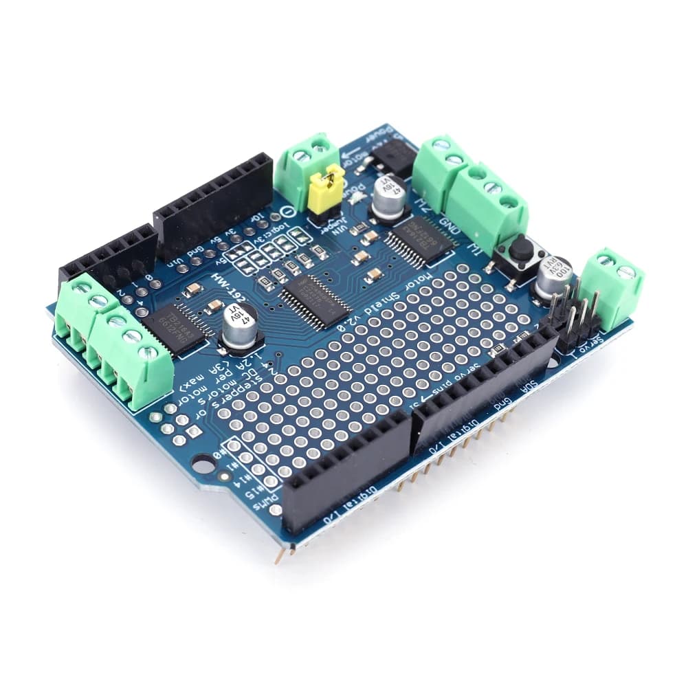 Schermatura motore Scheda driver Shield V2 Modulo servoazionamento motore passo-passo CC IIC I2C per robot Arduino Mega R3