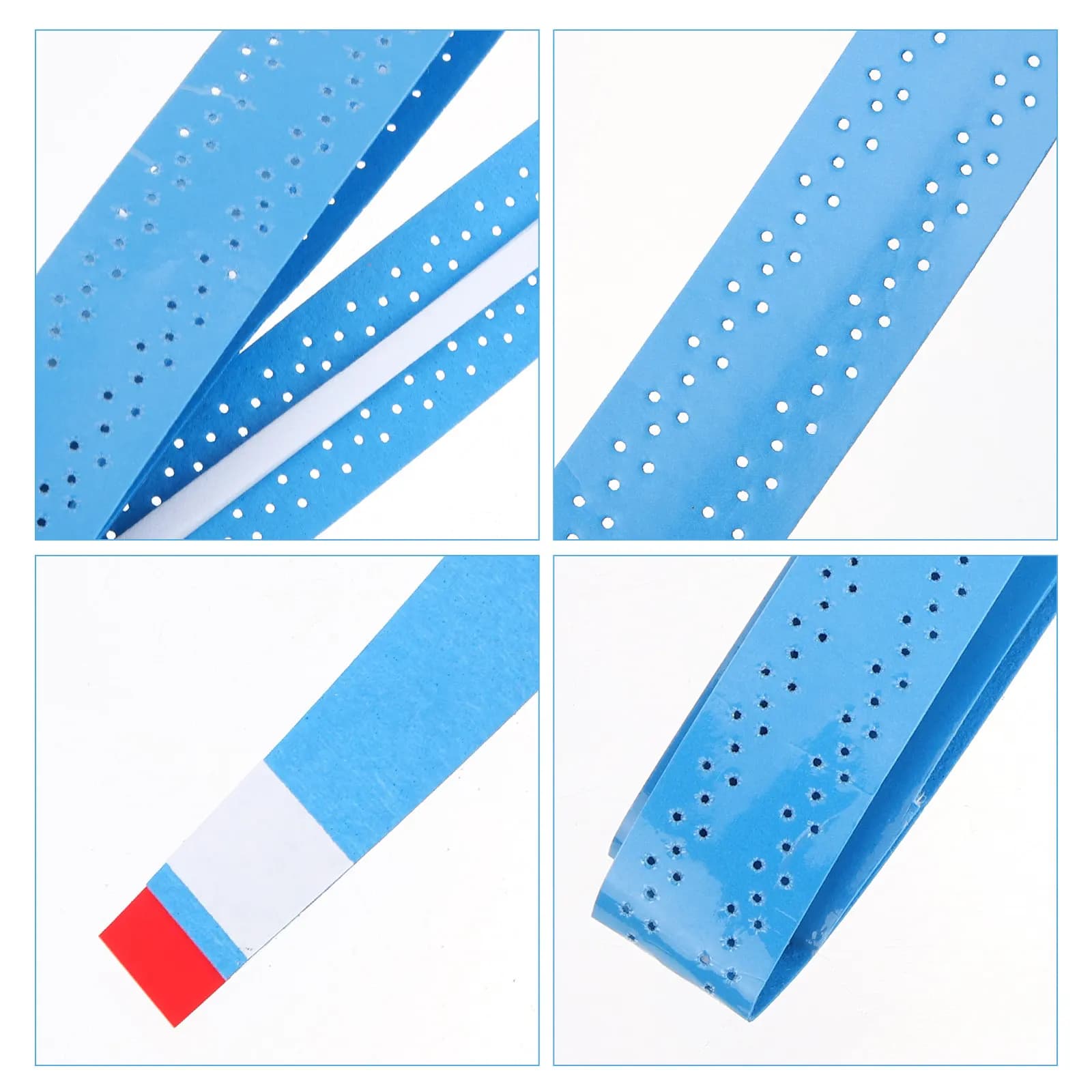 Set di 5 Nastri Assorbenti per Racchette, Antiscivolo e Sostituibili, per Tennis, Badminton, Ciclismo e Manubri