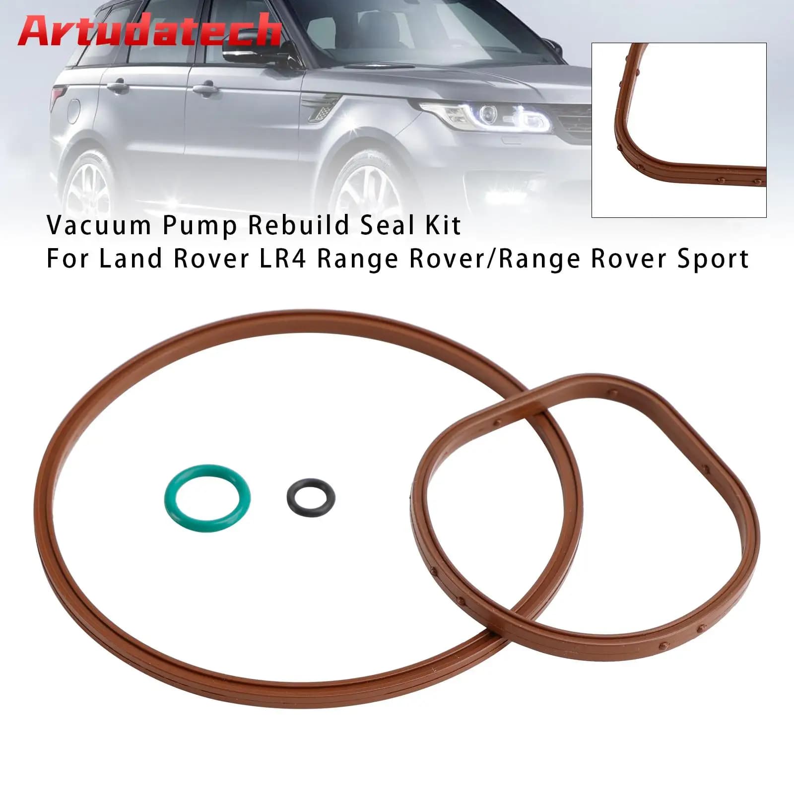 Kit di guarnizioni per ricostruzione pompa a vuoto Artudatech per accessori auto sportive Land Rover LR4 Range Rover/Range Rover