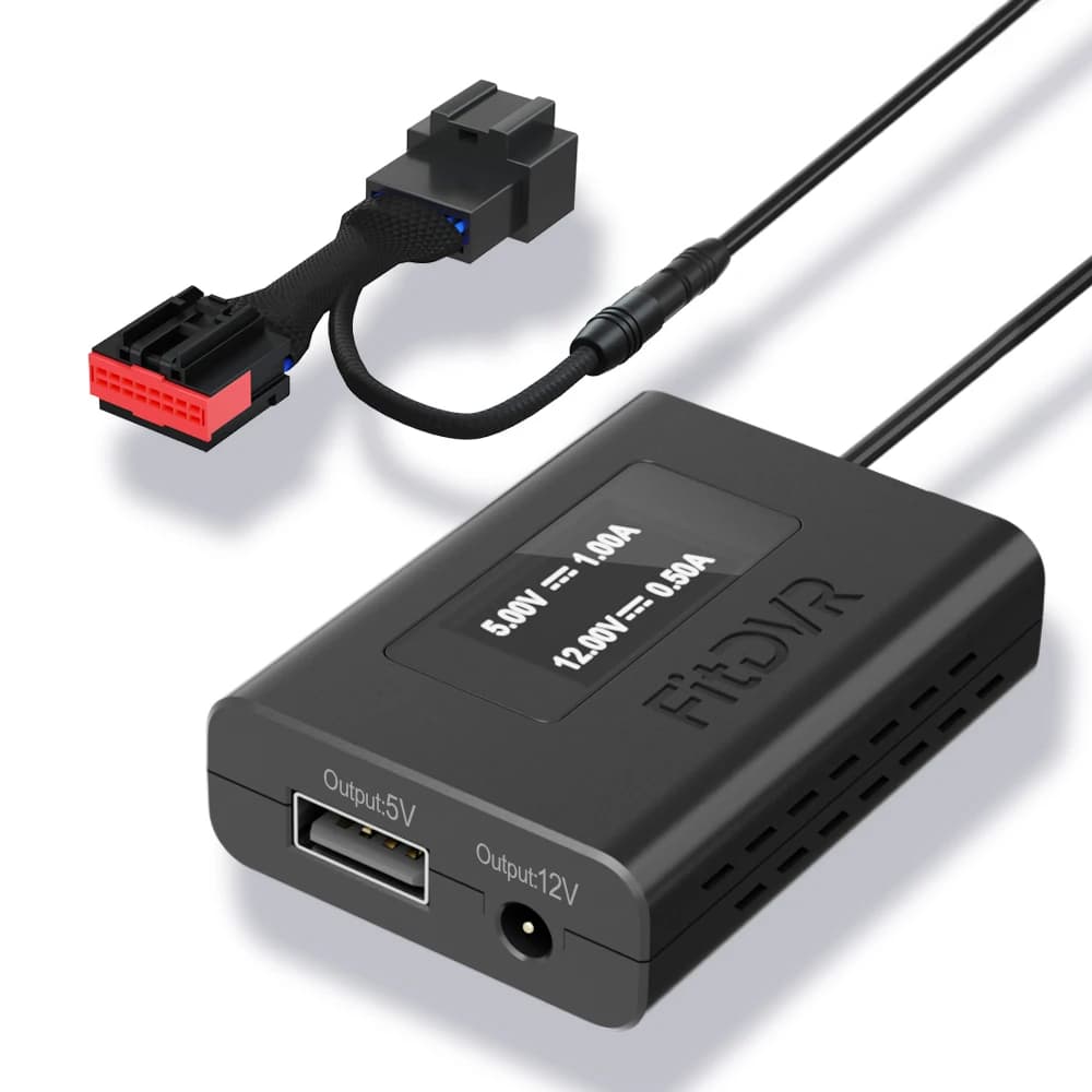 FitDVR (16 pin) for Ford F150/ 250/ 350/ Mustang, LED display, USB power source, car camera accessories, D3-013
