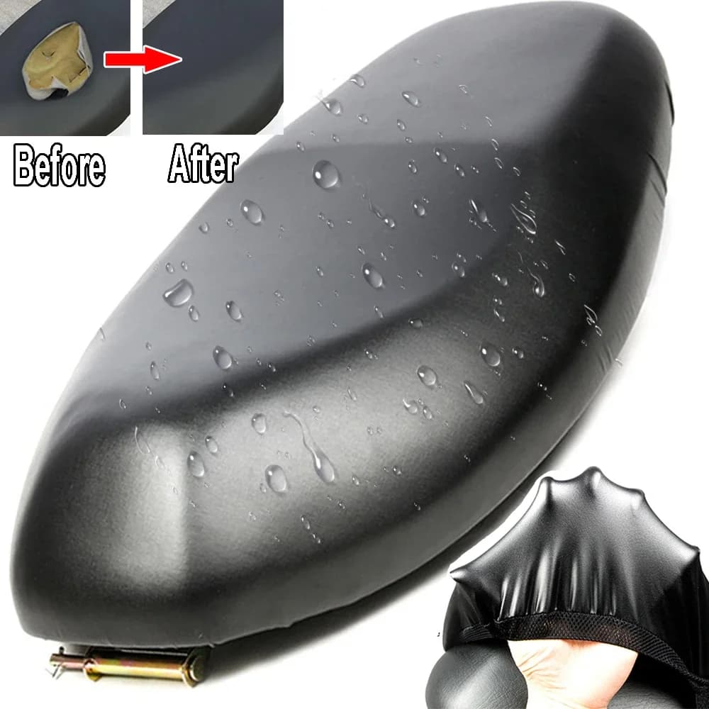Coprisedile per moto Protezione per cuscino in rete 3D in pelle traspirante impermeabile Protezione solare per scooter elettrico per moto