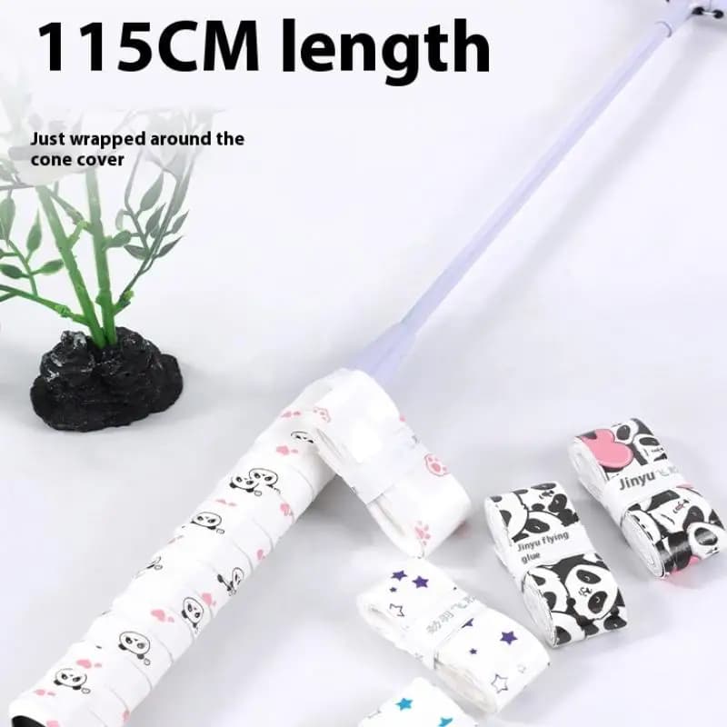 1PC Cartoon Design Heavy Duty Absorbent Anti-slip PU Tennis Overgrip Handle Grip Tennis Tape Badminton Squash Rackets