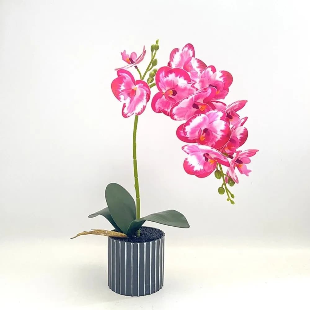 Multi-Fiore Simulated Butterfly Orchid, Artificial Plants Fai-da-te, Fin Flowers, Artificial Orchid Bonsai, Home Decorations