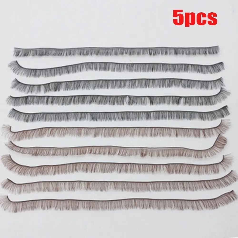 5 Pz 20 cm BJD/SD FAI DA TE Bambola Finte Black Brown Fulvo Eye Lash Dolls Accessories Parts of Dolls Toy Decoration Hair Gift