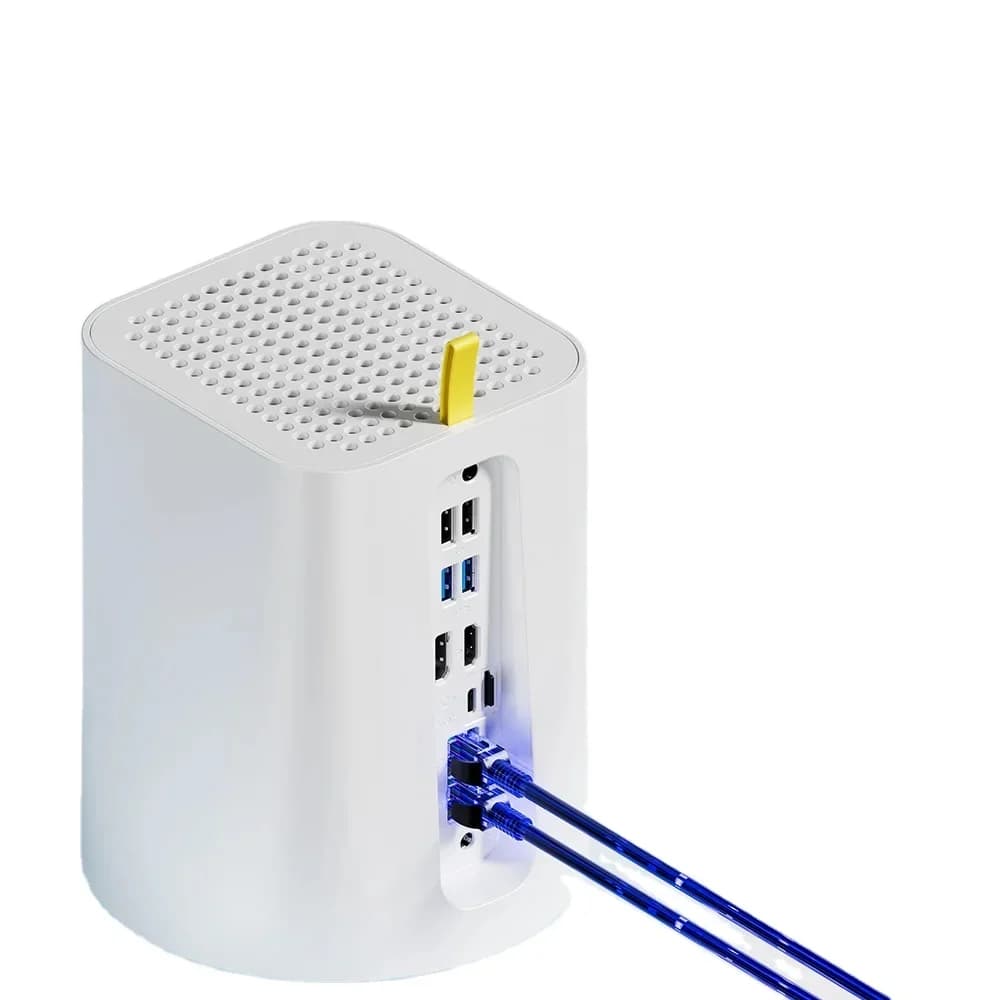 Topton R1 PRO NAS a 2 alloggiamenti Mini PC N100 Computer 2x I226-V 2.5G Router firewall Server multimediale Server di archiviazione di rete Cloud privato