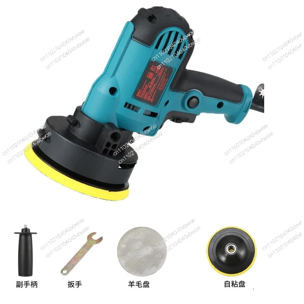 Modello ad alta potenza 5 pollici Strumento per dettagli auto Ceretta Lucidatrice Ceretta per pavimenti Elettrico 220V Per uso domestico