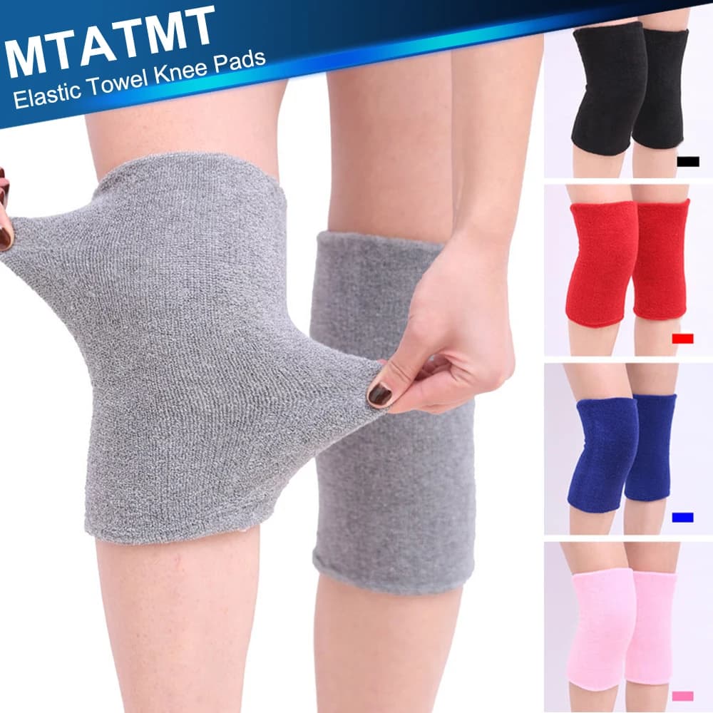 1 Paio di Ginocchiere Elastiche in Spugna, Protezione per Danza, Copriginocchio Termico Invernale per Dolori Articolari e Artrite, per Uomini e Donne