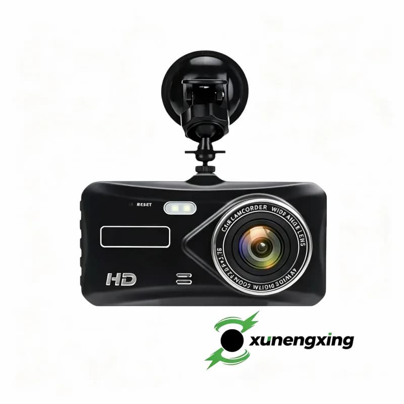 New 4-inch HD 1080P Touch Screen Dual-Lens Car DVR Dash Cam for Car Video Recorder Optional Rear View Camera 24H Parking Monitor
