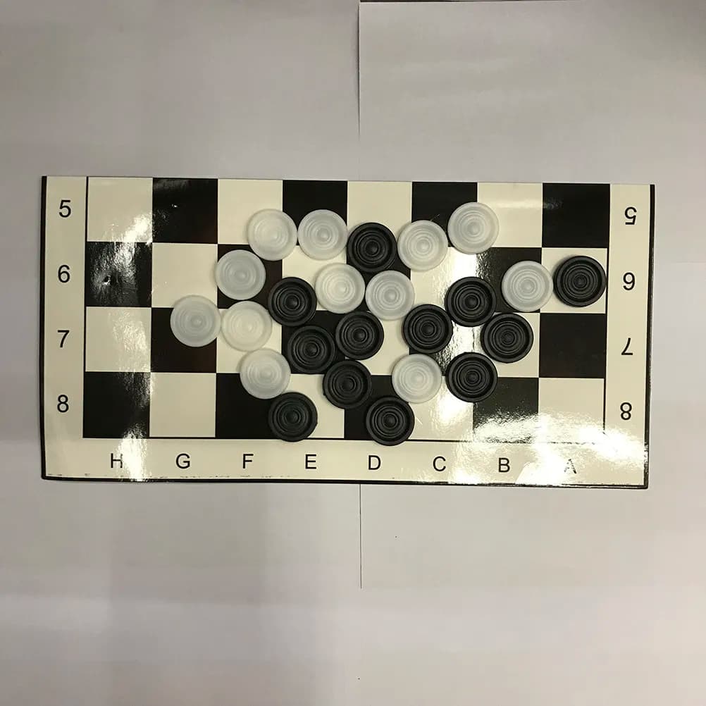 Set di Scacchi Cinesi Premium con Scacchiera Pieghevole in Plastica, Gioco di Scacchi Liscio e Resistente per Bambini e Adulti, Uso Esterno e Domestico