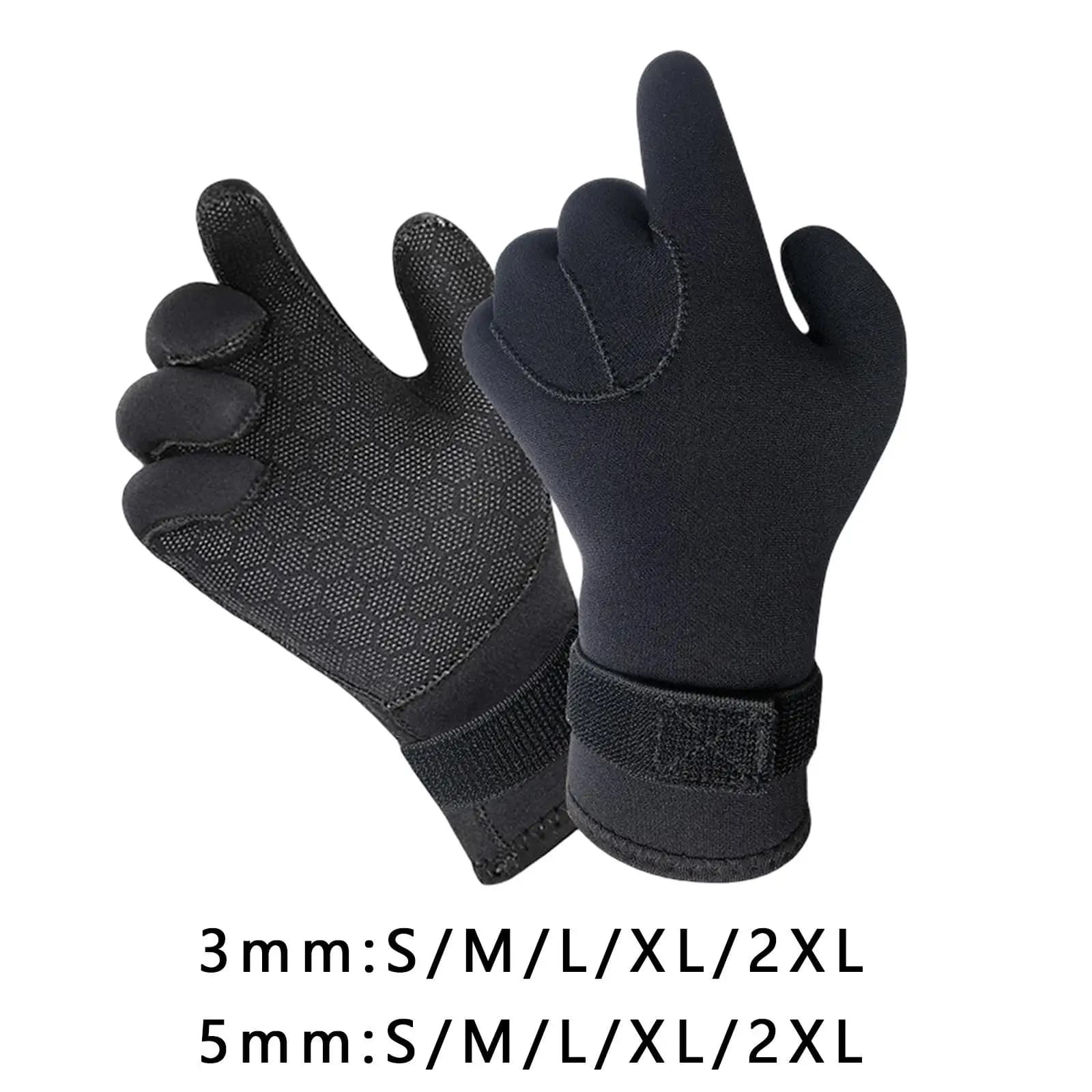Underwater diving gloves warm changing winter gloves hot diving gloves for five-finger suits for Snorkeling kayak water sports
