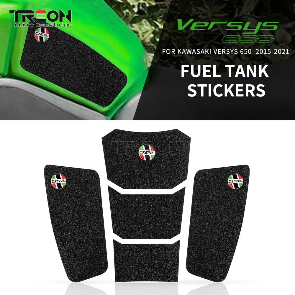 Versys 650 sticker per Kawasaki VERSYS 650 2021 2020 2019-2015 moto serbatoio carburante trazione Pad laterale ginocchiera protezione decalcomania