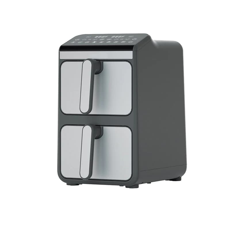 New Smart Digital Control Double Stack Air Fryer Oven Large Capacity With Metal Insert 10L Multi-function Electric Air Fryer