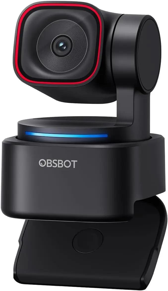 4K AI Tracking PTZ Webcam with Spatial Audio, 120FPS, HDR, Voice Control for PC/Mac