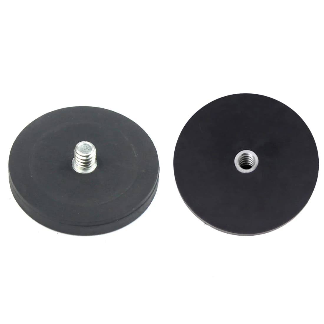 D43mm 1/4 Kit base magnetica piatta e bullone Staffa di montaggio Magneti rotondi in gomma Supporto a ventosa per auto Accessori per studio fotografico