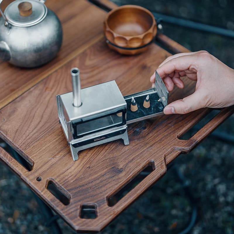 Goout Springhill Mini Incense Burner 1.5 Portable Camping Travel Folders Outdoor Fire Stove Small Firewood