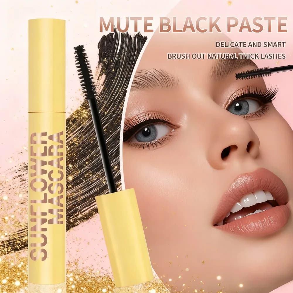 Mascara impermeabile, resistente al sudore e duraturo Fibra naturale allungante, arricciatura e ispessimento Styles neri e marroni