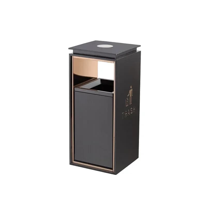 Bidone della spazzatura all'aperto Grande ordinamento Design moderno Grande bidone della spazzatura da giardino Cassetto per il riciclaggio Cubo De Basura in metallo Strumenti per la pulizia Regalo