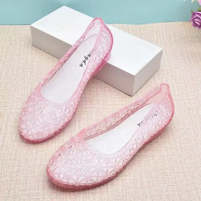 Baotou estivo da donna scava fuori sandali di cristallo suola morbida antiscivolo sandali da grotta sandali da spiaggia all'aperto scarpe da trampolino