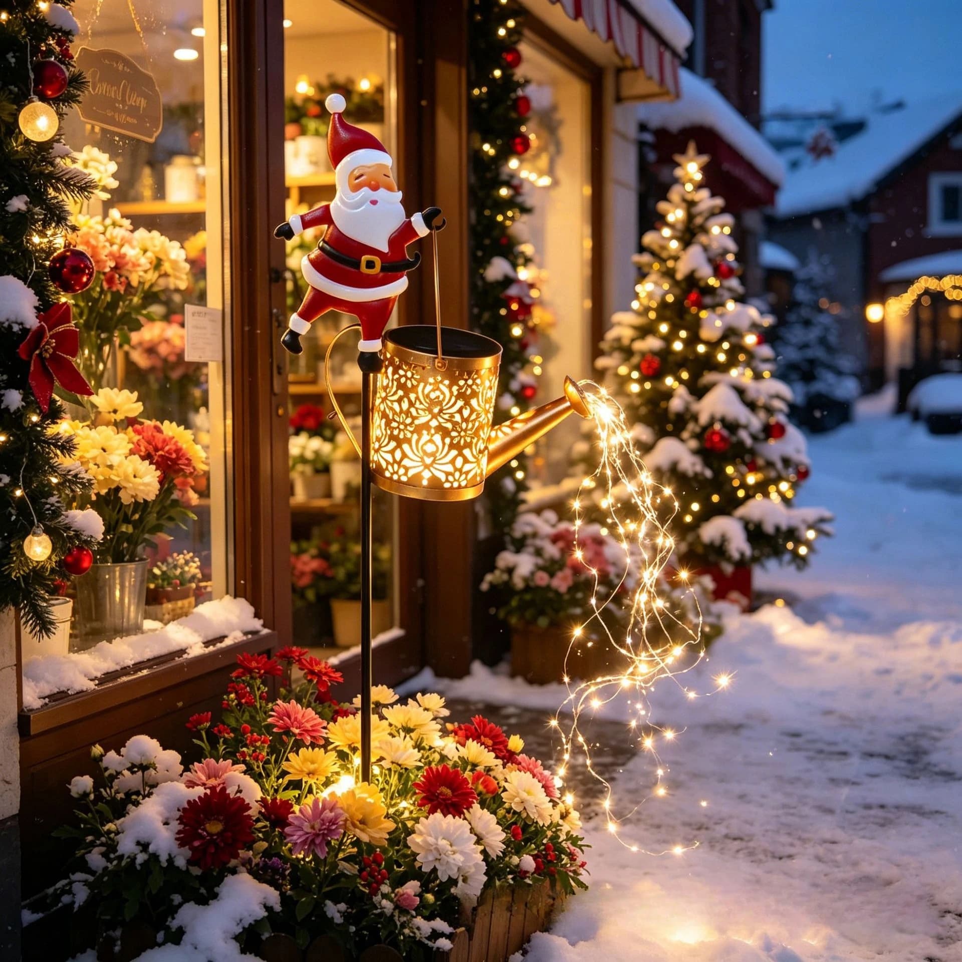 LED Santa Climbing Ladder String Light Christmas Tree Decoration Warm Fairy Light for Indoor Home Window Wall Xmas Holiday Decor