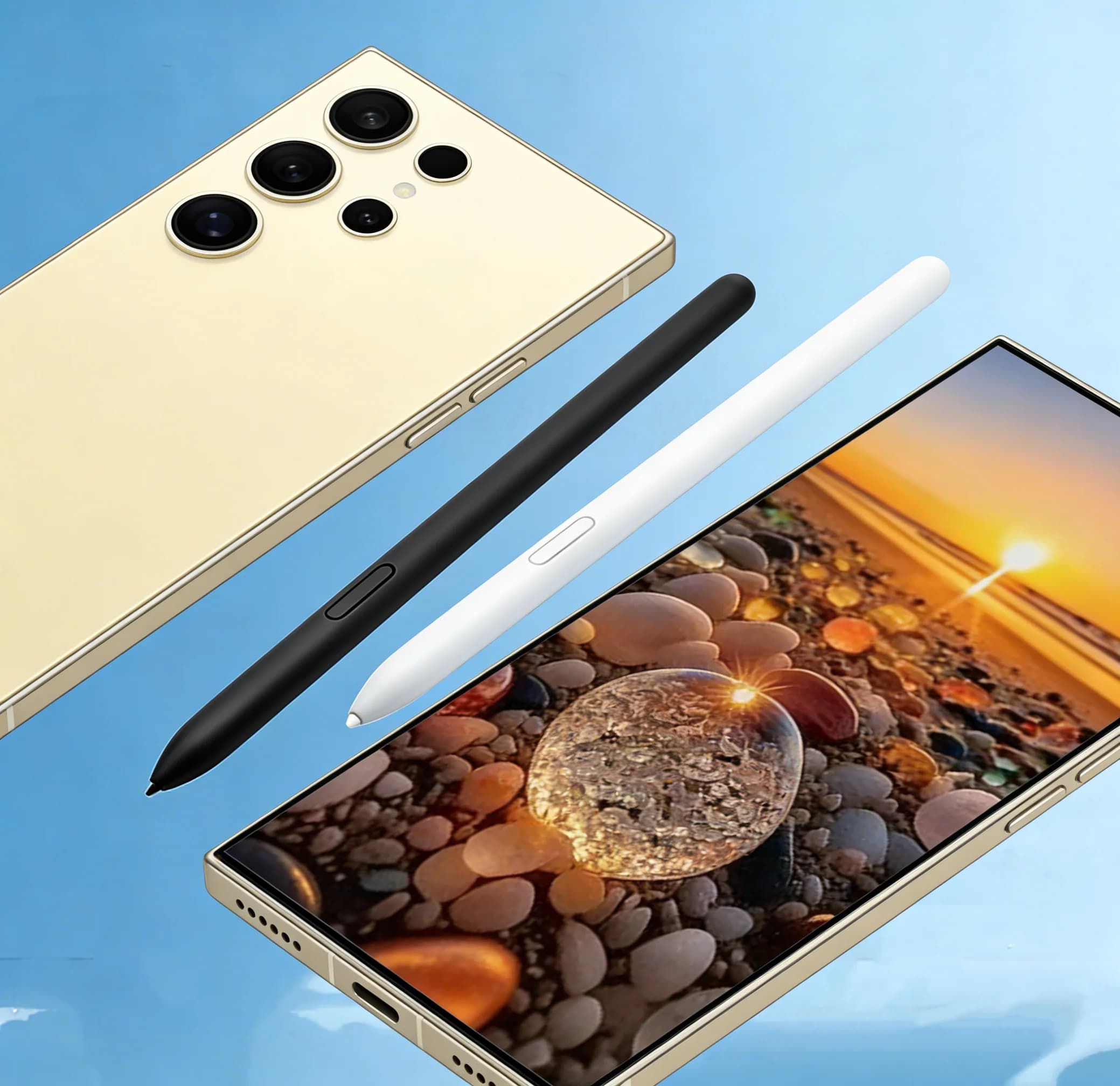 Sostituzione penna Tab S9 per Samsung Galaxy Tab S9 / S9 FE / S9+ / S9 Ultra Stylus Touch S Pen senza Bluetooth + punte/pennelli
