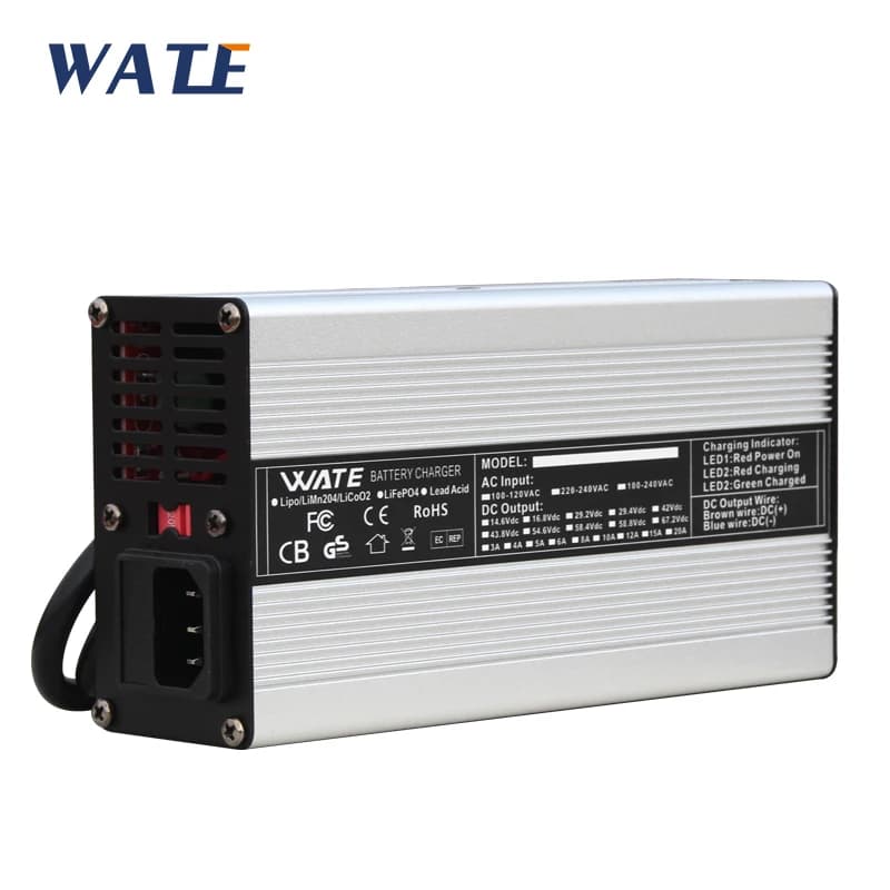 25.2V 10A Charger 24V Li-ion Battery Smart Charger Used for 6S 24V Li-ion Battery Auto-Stop Smart Tools