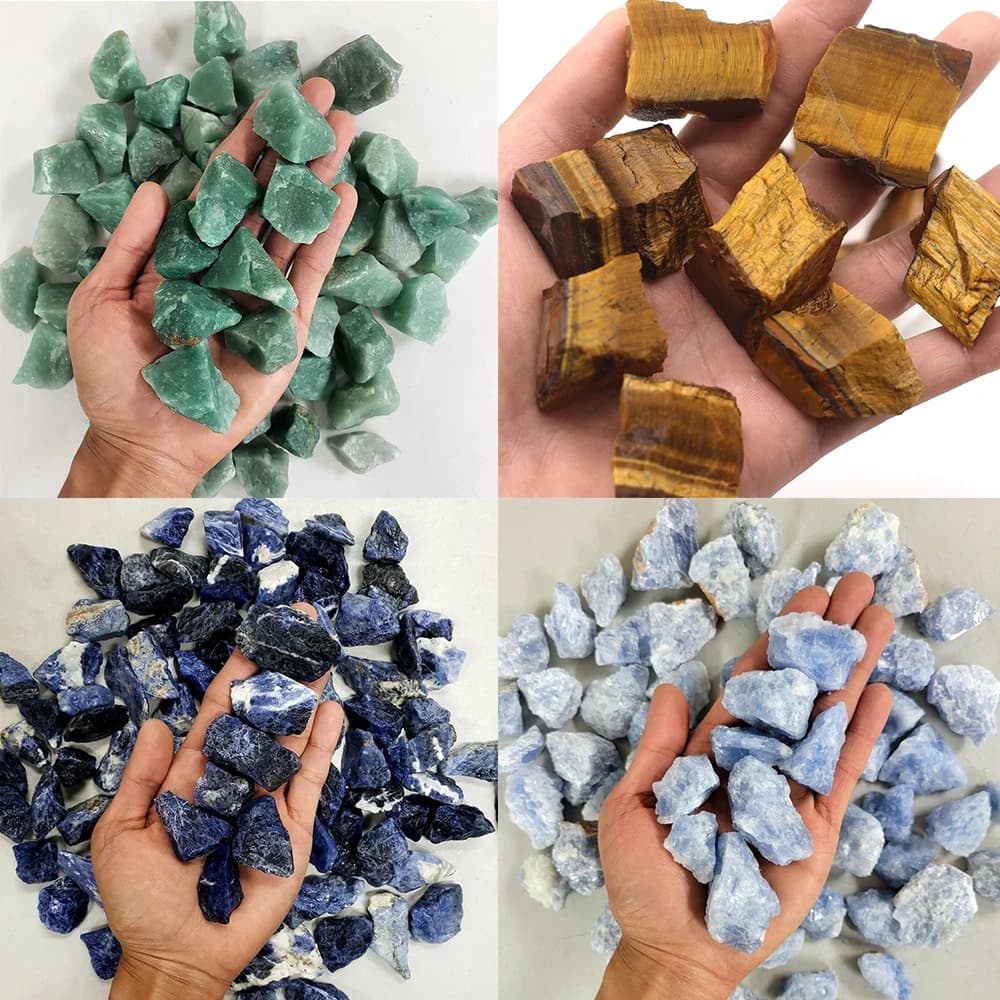 Pietre grezze naturali grezze Guarigione Reiki Cristallo Esemplare minerale Aromaterapia Diffusione Quarzo Chakra Wicca Decorazioni da giardino