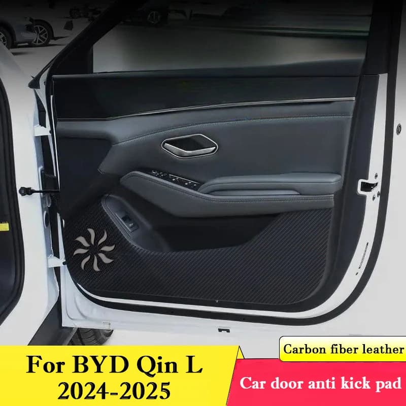 For BYD Qin L Car Door Anti Kick Pad Anti Dirt Mat Gloves Box Protective Film Scratch Resistant Interior Accessories