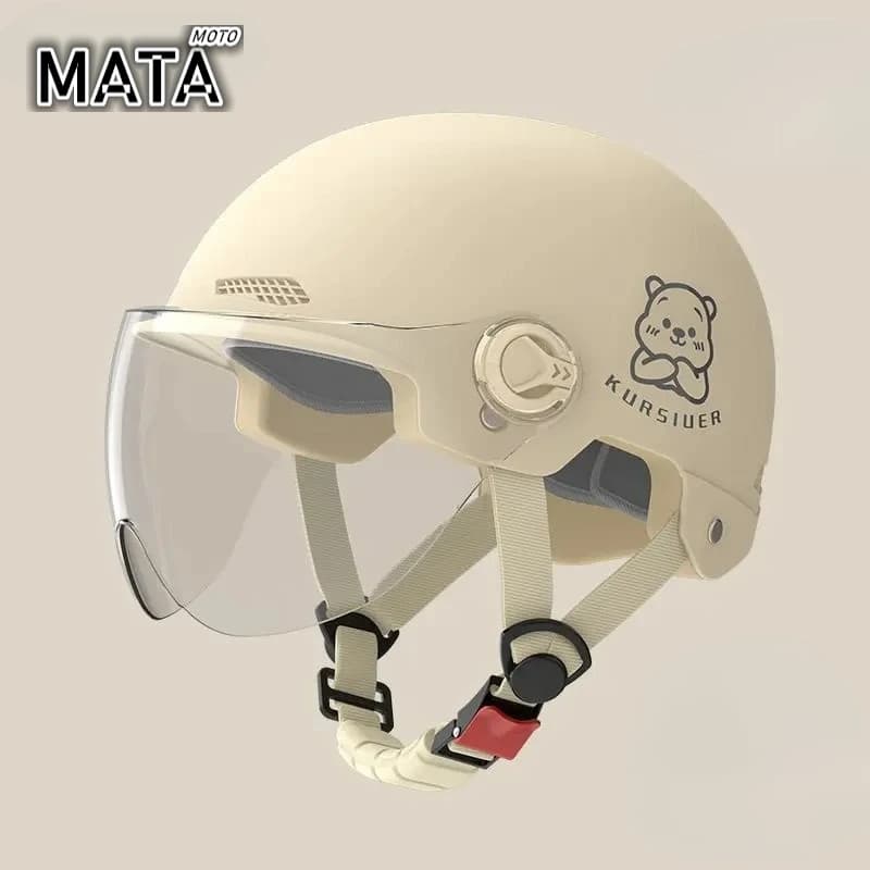 HOT Motorcycle Helmet for Men Women Mezzi Classic Retro Scooter Helmet Ultralight Cycling Helmet Bike Helmets for MTB Bike