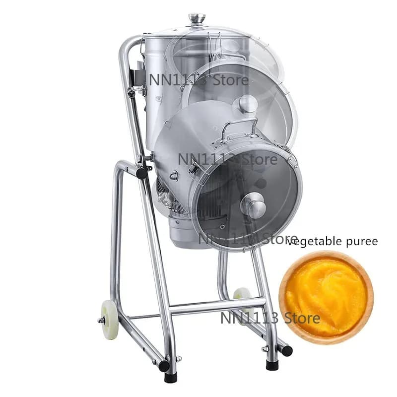Vendita calda Robot da cucina commerciale 32L 50L Taglierina per frutta in acciaio inossidabile Frullatore Aglio Taglierina per carne Frantoio per verdure Motore 220V