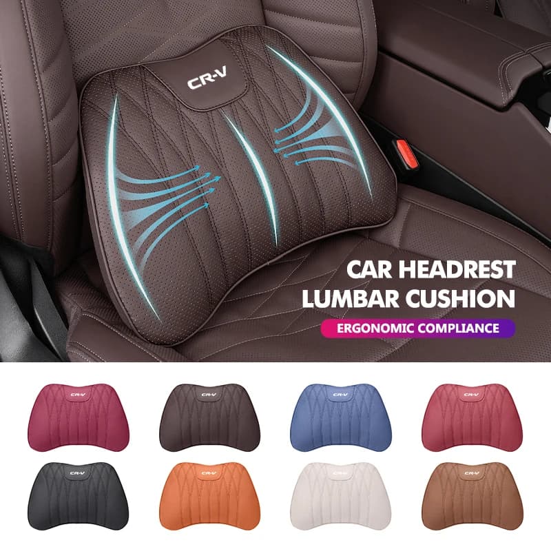 Car Neck Headrest Pillow Rest Head Support Cushion Lumbar For Honda typer civic 4d 10th gen 8th gen 2018 2019 2017