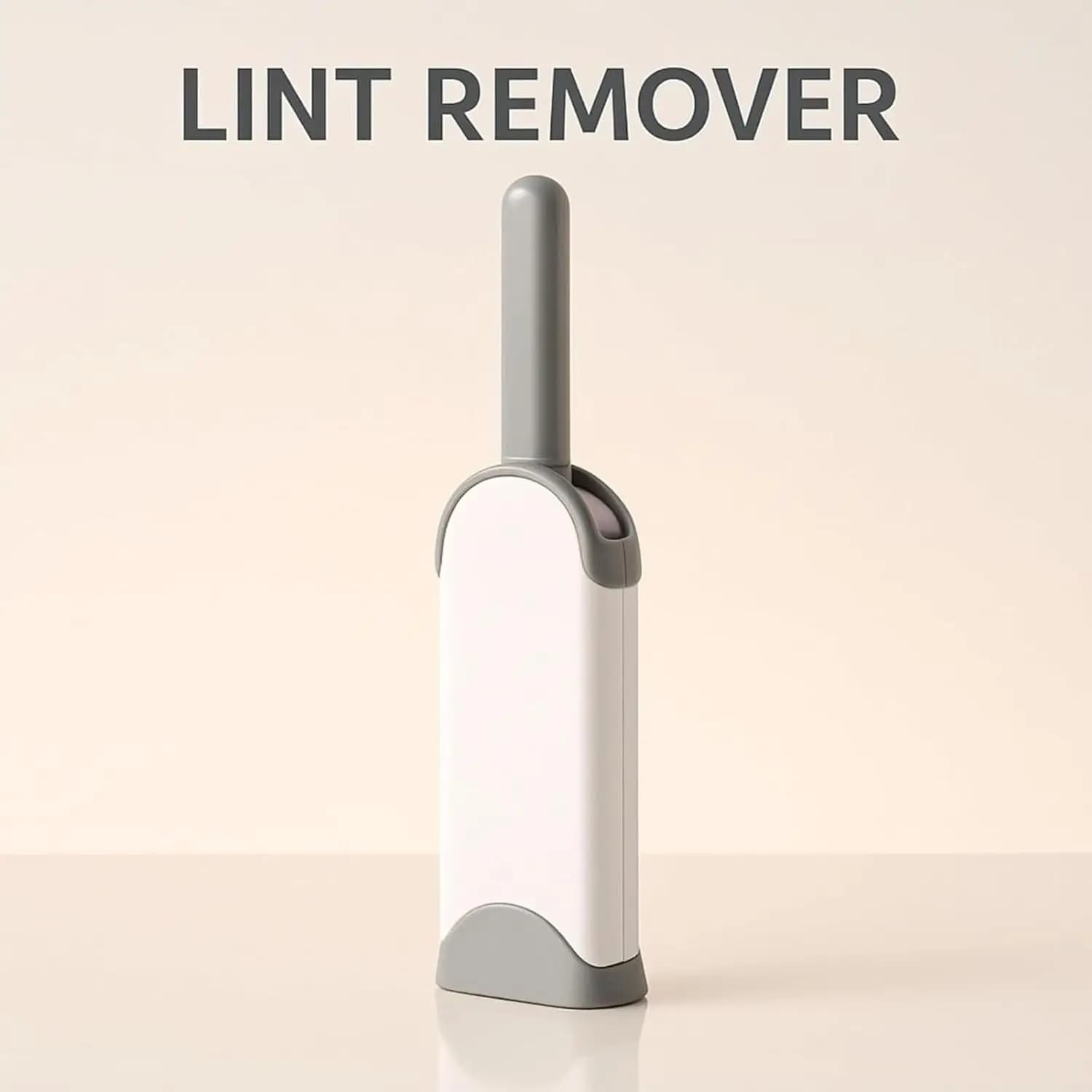 1 Pack Grey Lint Remover Brush, Reusable Double Sided Pet Hair Remover for Clothes, Portable Fabric Fuzz Shaver, Efficient Lint and Fur Cleaner for Clothing, Sofa Couch, Carpet, Curtains and Upholstery