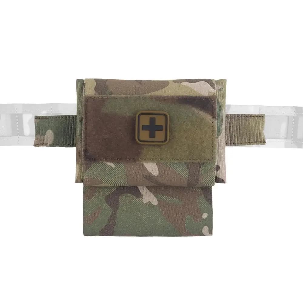 Kit di pronto soccorso tattico IFAK Molle Quick Pull Laccio emostatico Fondina Caccia Marsupio Sport Airsoft Gioco Camo Trauma Kit medico