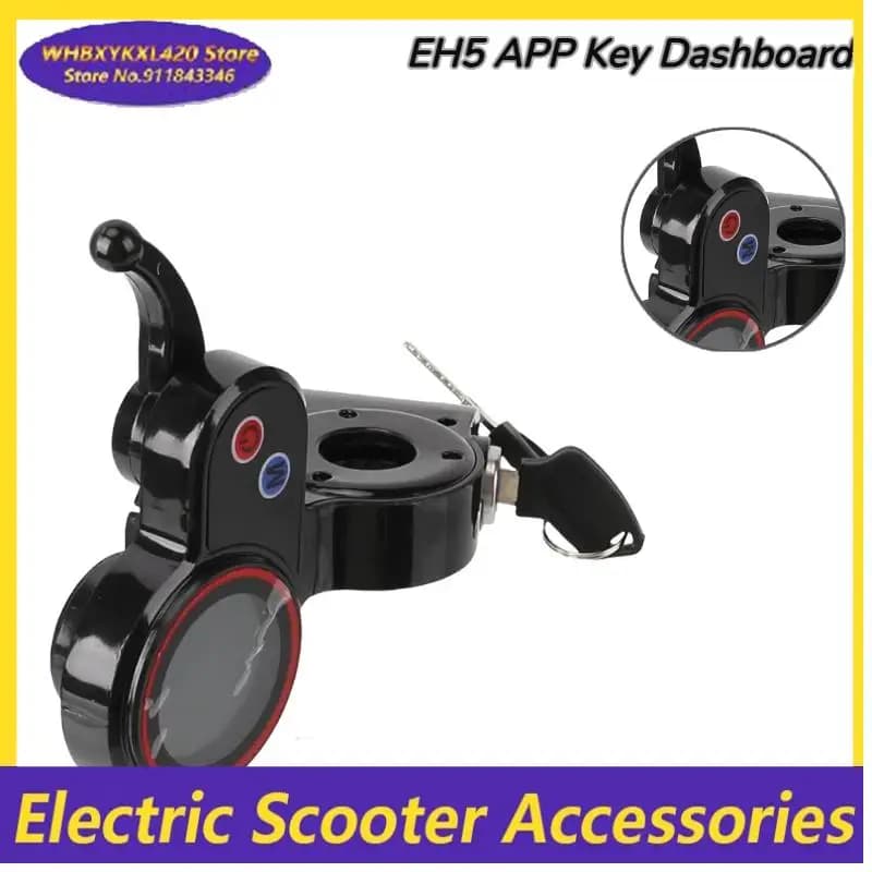 Display LCD a 6 pin per display Kickscooter elettrico H5 con accessori per strumenti di bloccaggio Parte cruscotto