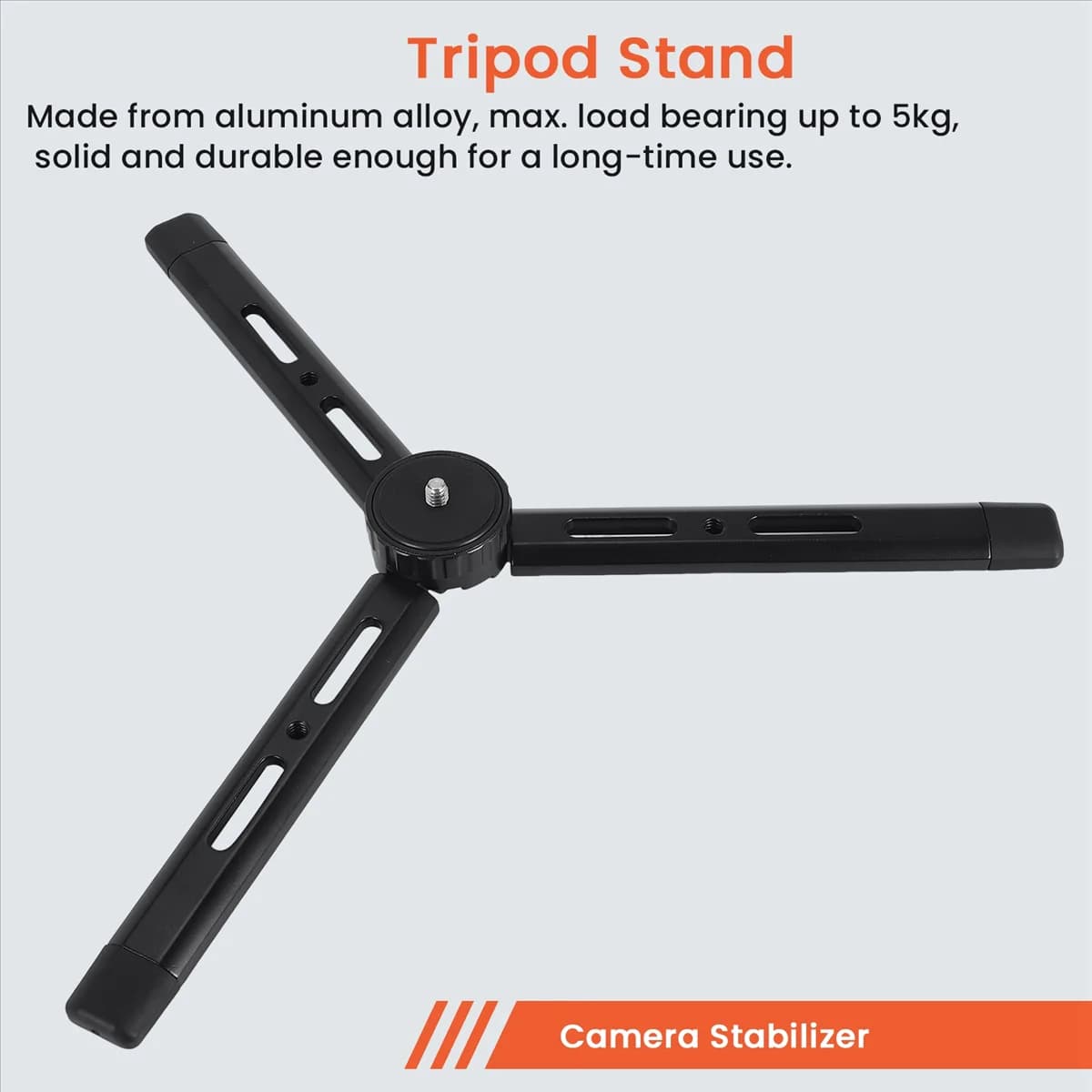 Treppiede da tavolo con mini treppiede TCE in lega di alluminio con vite da 1/4 di pollice per proiettore videocamera Zhiyum S SC