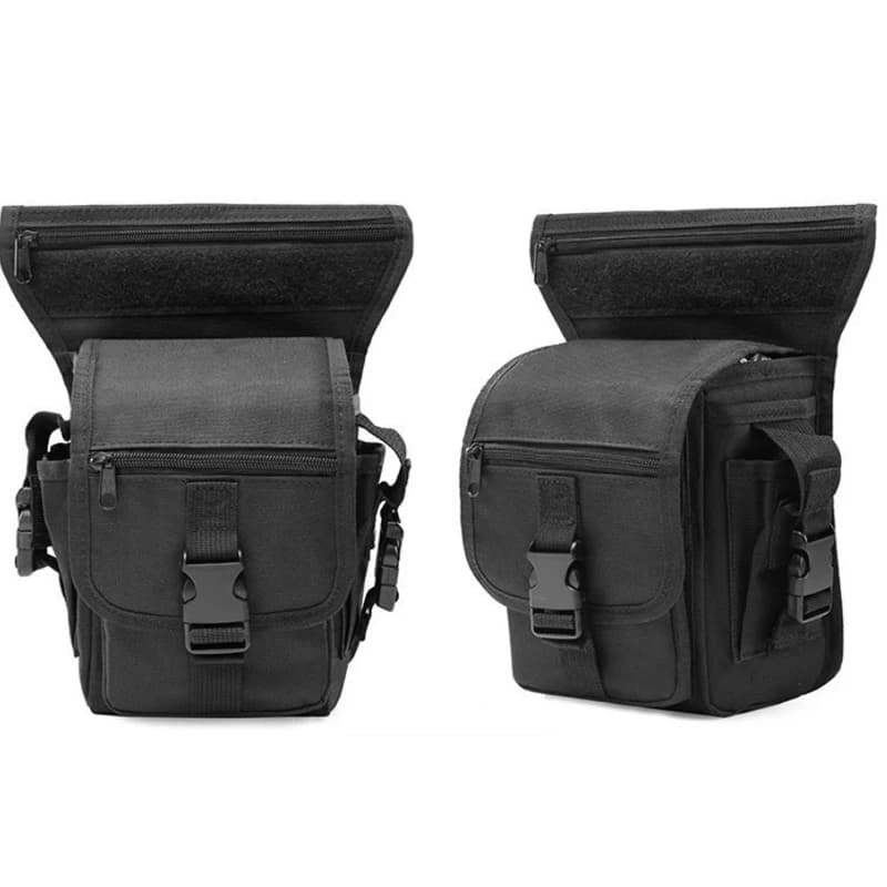 Borsa Tattica da Gamba, Marsupio, Sacchetto da Gamba in Nylon Molle Pack, Borsa Mimetica da Uomo per Arrampicata e Caccia