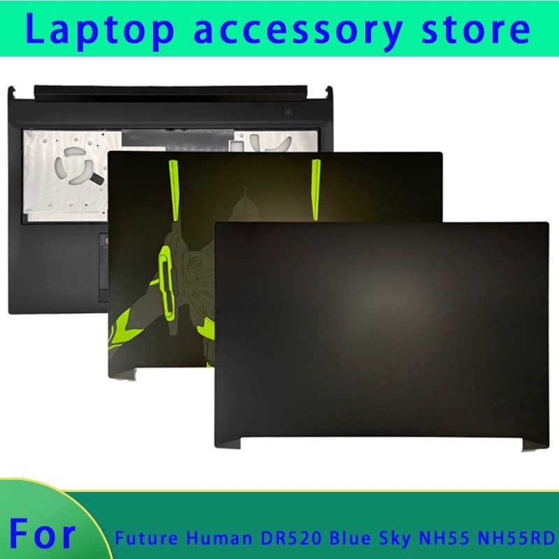Suitable for Hokage T5G Wukong K15 Future Human DR520 Blue Sky NH55 NH55RD Laptop LCD Screen Replacement Top Shell Palm Stand