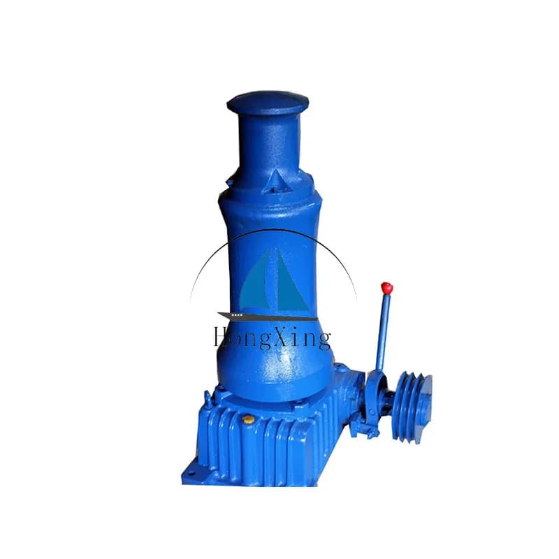 Marine Direct Link Type Windlass Hydraulic High Tension Net Winch Vertical Windlass Trawl Rope Pulling Machine