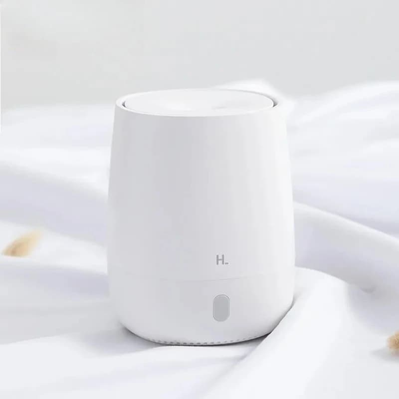 Umidificatore Diffusore di Aromi Portatile, Purificatore d'Aria, Macchina per Aromaterapia, Diffusore di Essenze a Ultrasuoni con Luce Notturna per Casa
