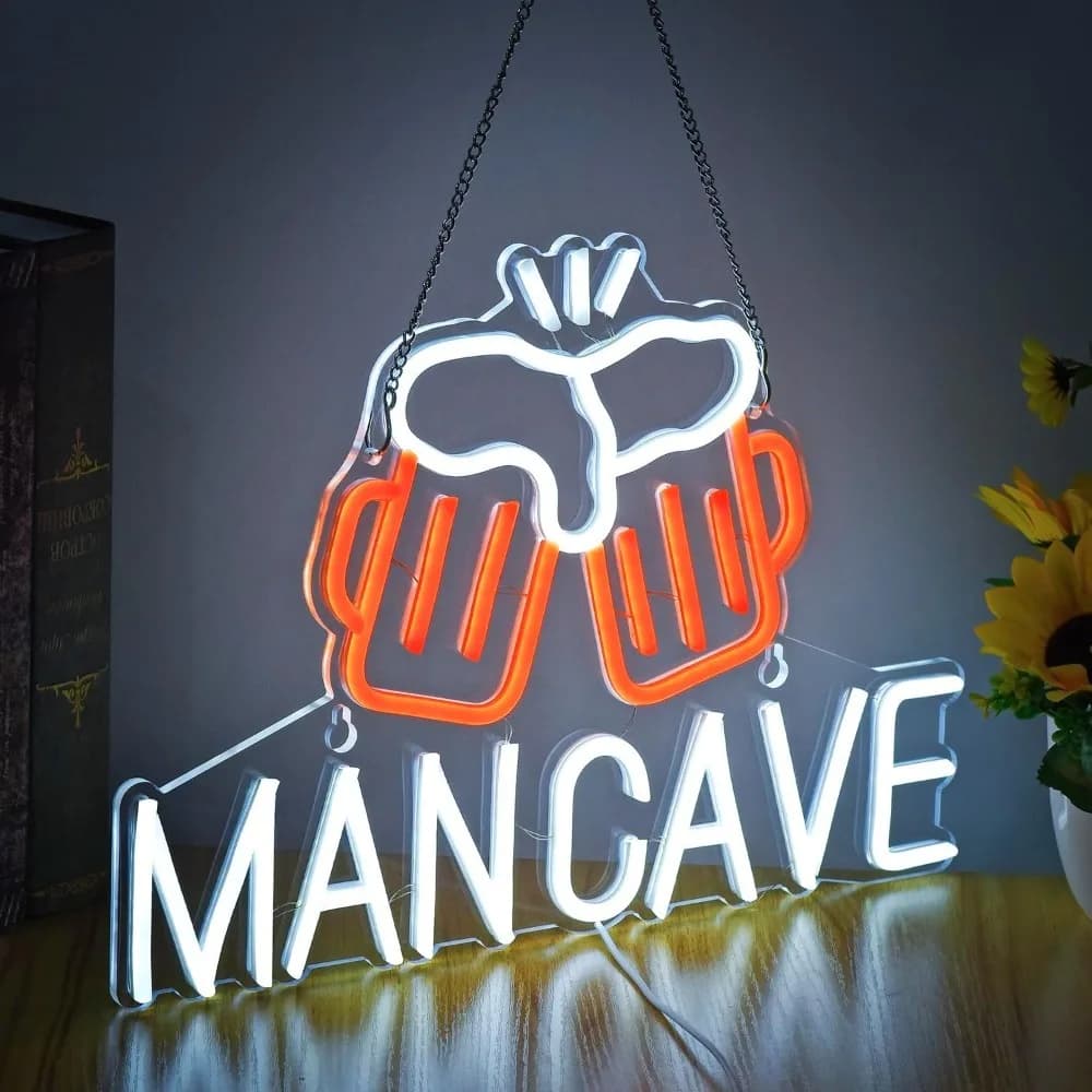 Birra fredda Saluti LED Neon Light Sign Acrilico Neon Sign USB Dimmer Interruttore Per La Casa Uomo Cave Party Club Bar Negozio Wall Art Decor