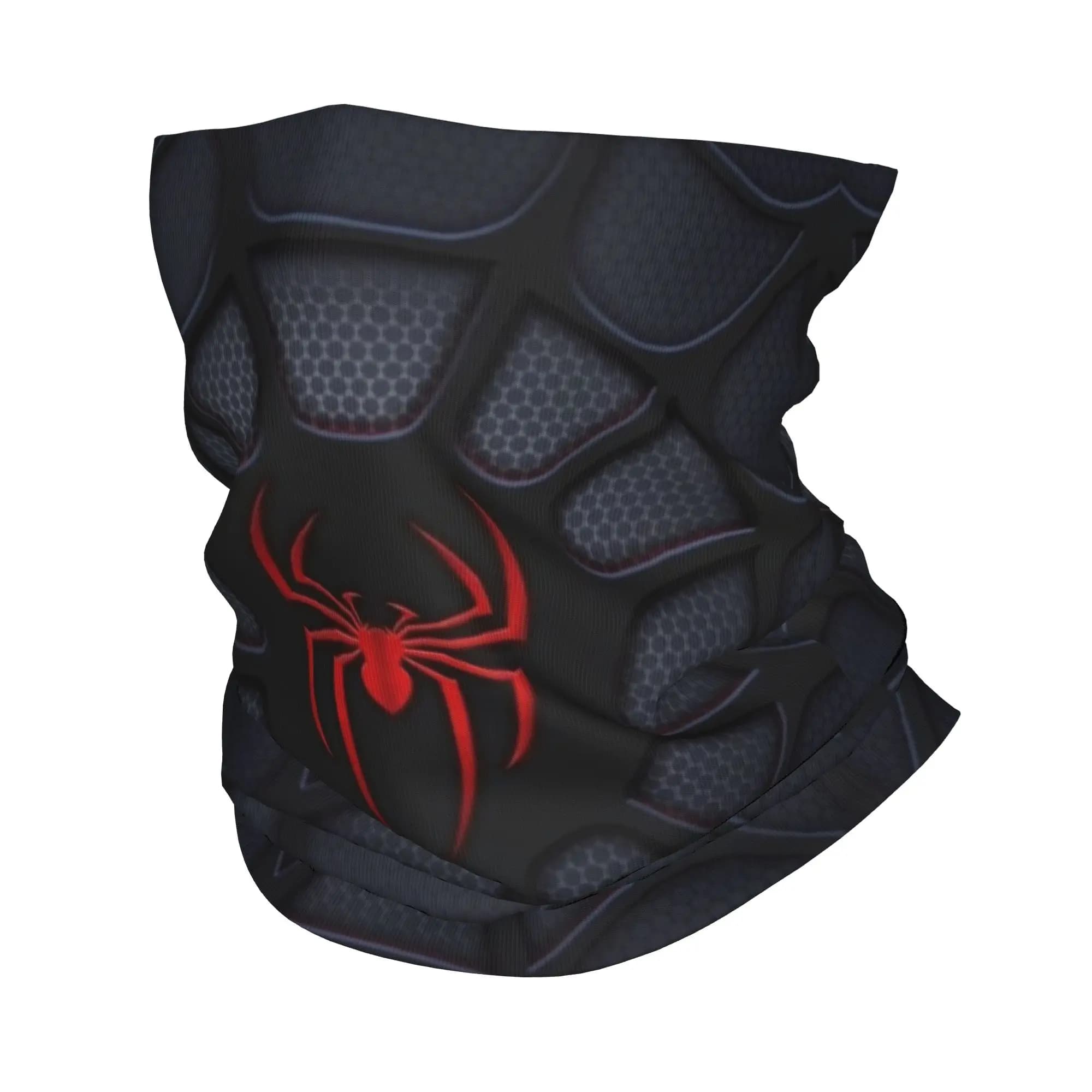 Spider Winter Headband Neck Warmer Women Men Hiking Cycling Tube Scarf Little Animal Cartoon Web Cute Face Bandana Gaiter