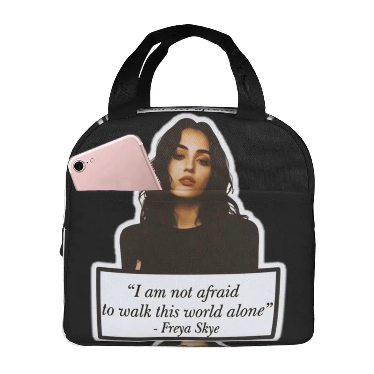 Freya Skye Singer Borse per il pranzo isolate termicamente per picnic Borsa per alimenti portatile Scatole per il pranzo con dispositivo di raffreddamento termico