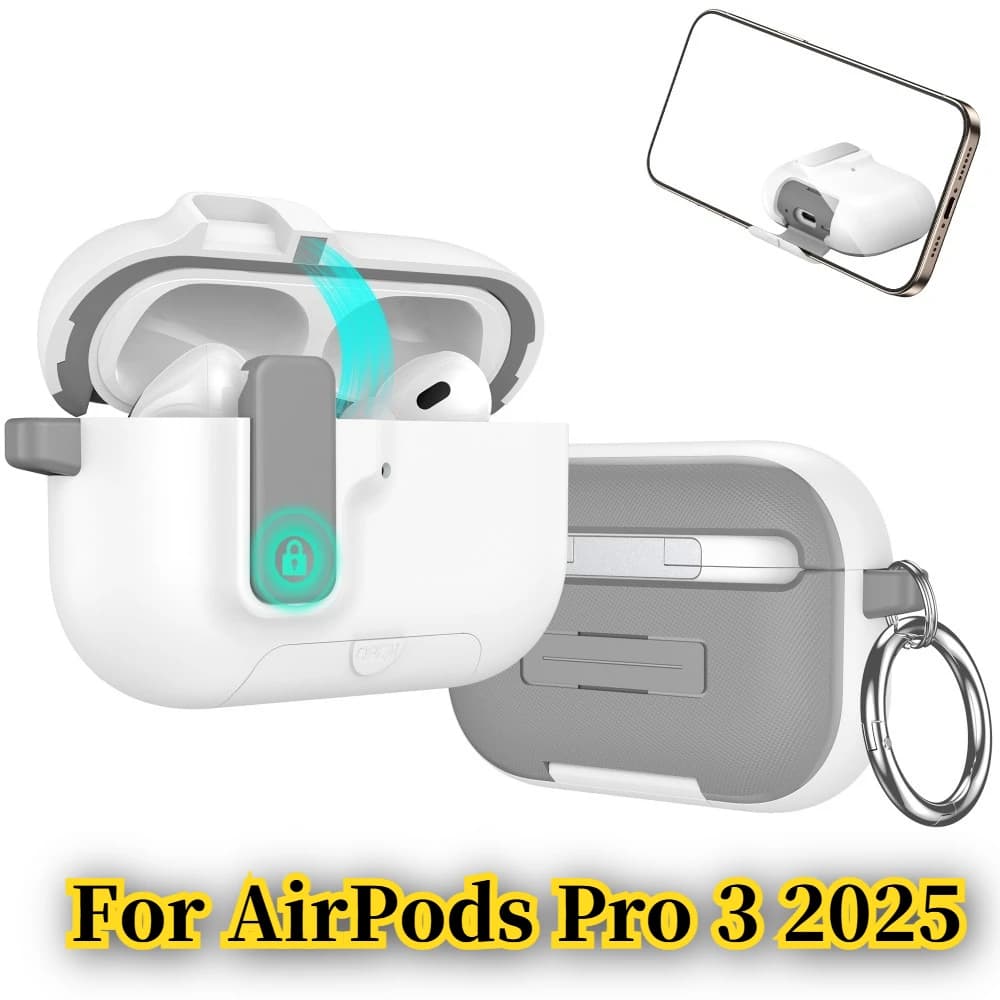 AirPods Pro 3 case with telephone support, for Apple AirPods Pro 3, with automatic magnetic closure, earphone cover for AirPods Pro3