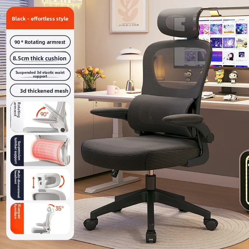 Stable New Ergonomic Chair Office Chair Learning Computer Chair Home Lifting Gaming Chair